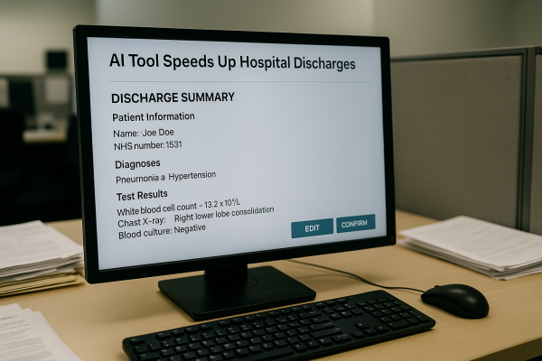 AI tool aims to streamline patient discharge process at London hospital