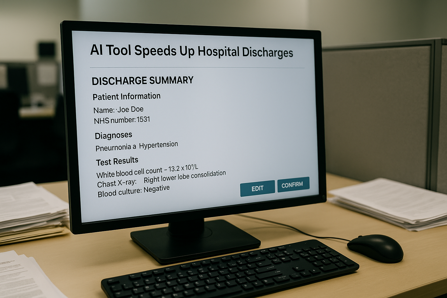 AI tool aims to streamline patient discharge process at London hospital