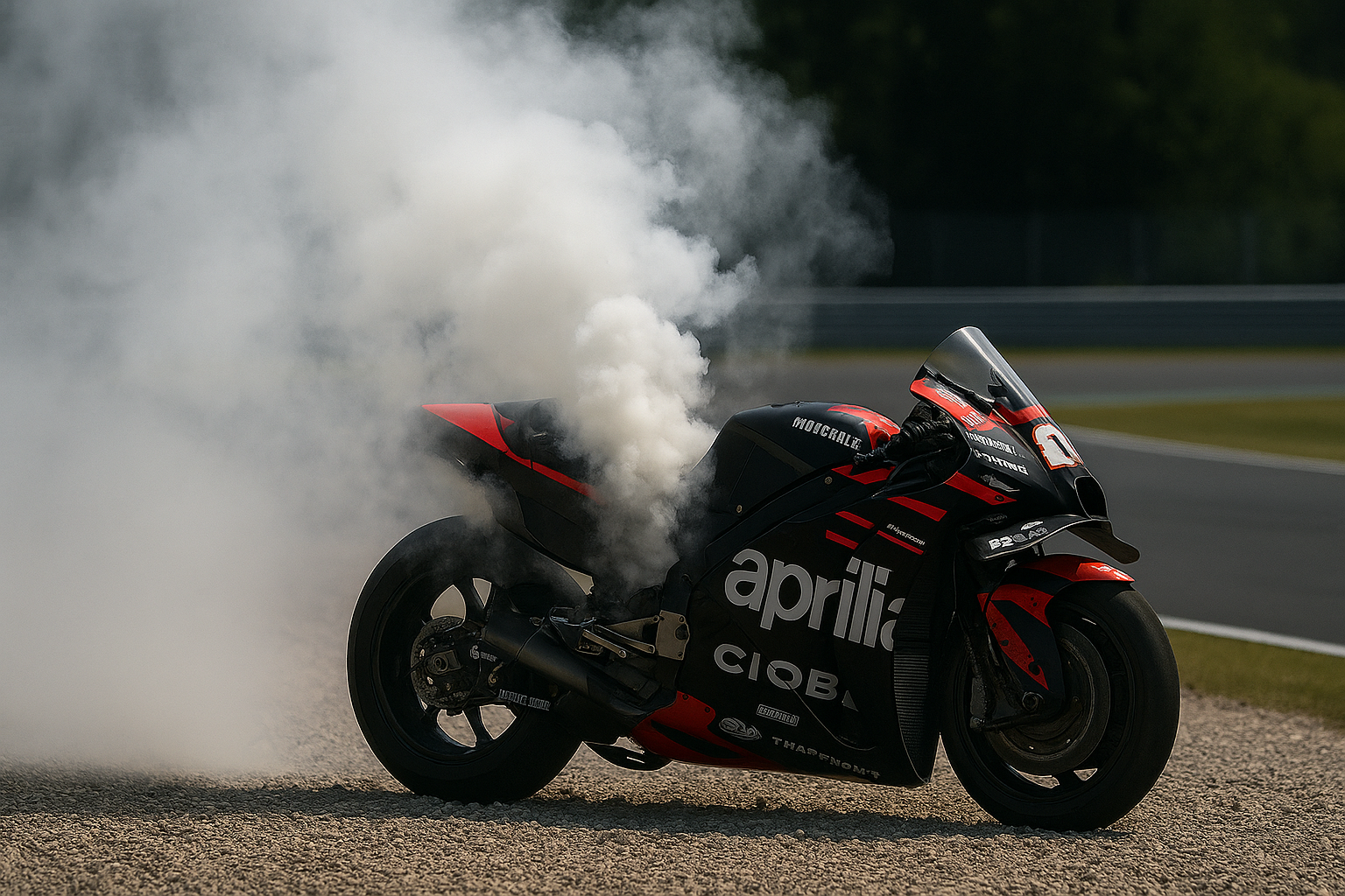 Aprilia erlebt schlechten Start in Ungarn mit zwei Motorenschäden