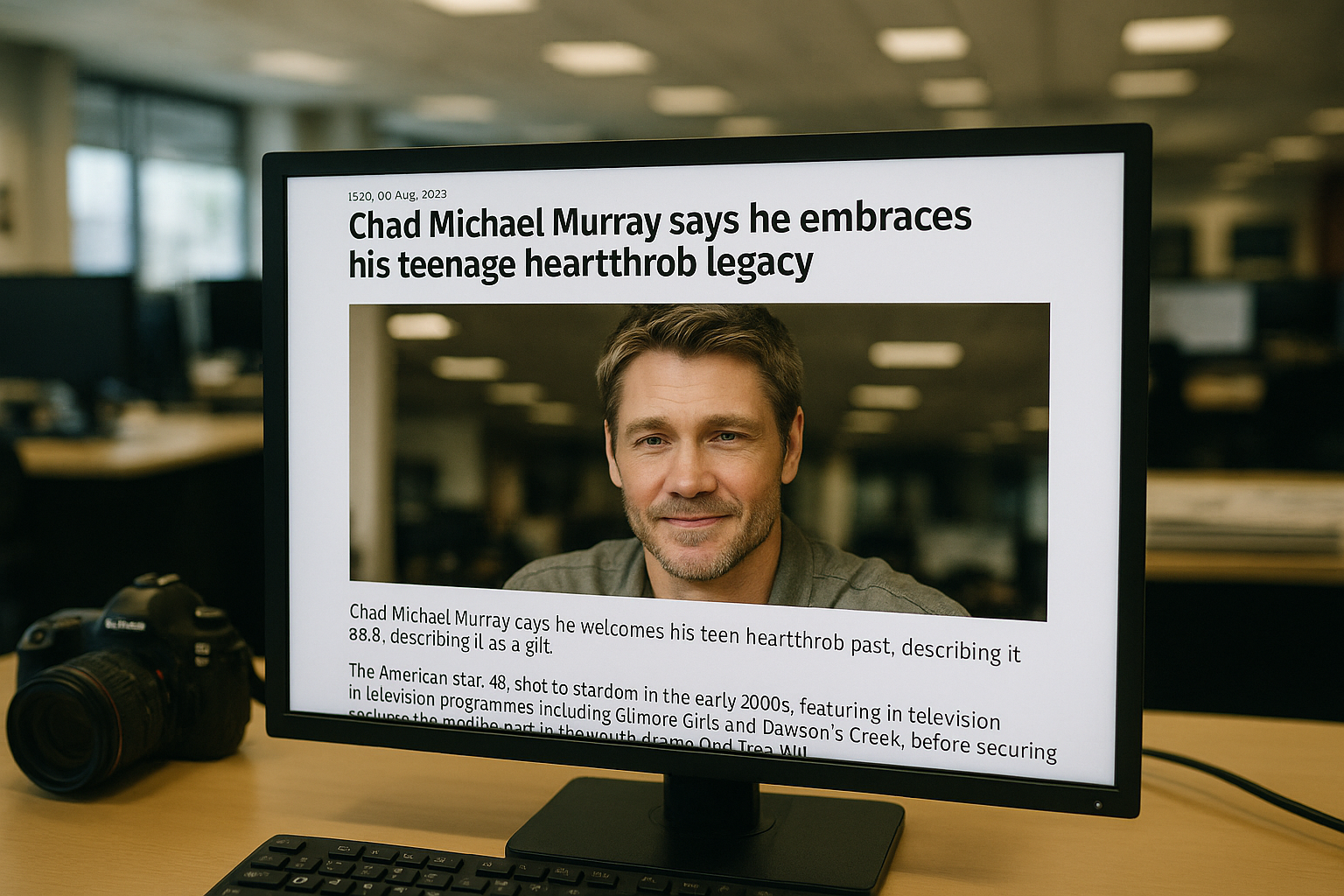 Chad Michael Murray embraces his teen heartthrob legacy