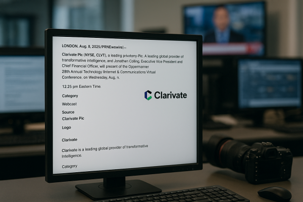 Clarivate executives to present at Oppenheimer technology conference