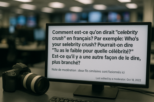 Comment parler d'idole des célébrités en français
