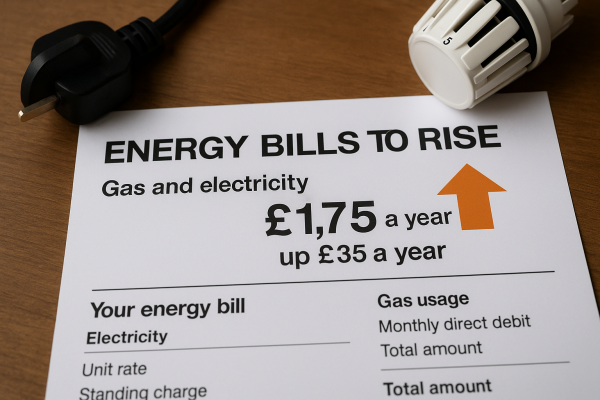 Energy prices set to rise as Ofgem announces new cap