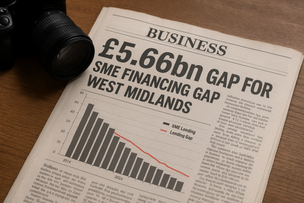 Funding gap of £5.66 billion threatens West Midlands SME growth