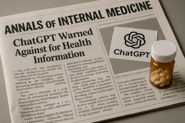 Medical journal raises alarm over health risks of ChatGPT use