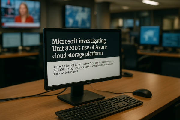 Microsoft faces scrutiny over military use of Azure by Israel's Unit 8200