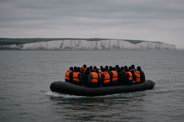 Migrant crossings in the English Channel surpass 50,000 since Labour took power.