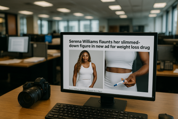 Serena Williams opens up about her weight loss journey and new role as a Ro spokesperson.