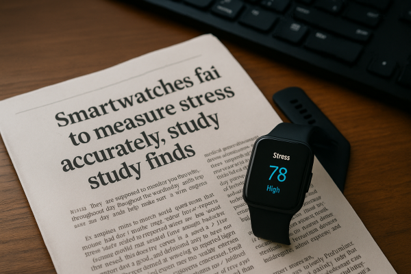 Smartwatches provide inaccurate stress readings, study finds