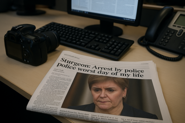 Sturgeon recounts arrest and personal struggles in memoir