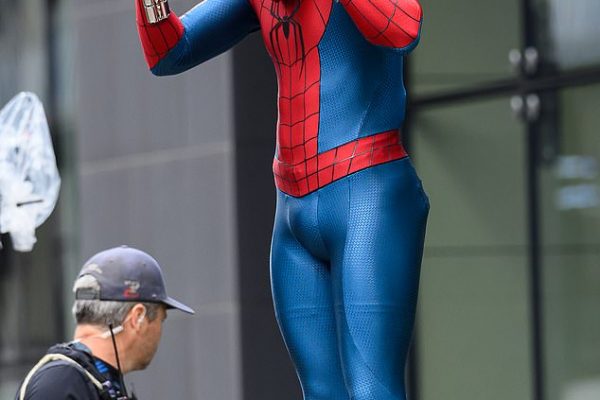 Tom Holland returns to the Spider-Man set in Glasgow as Bond speculation swirls