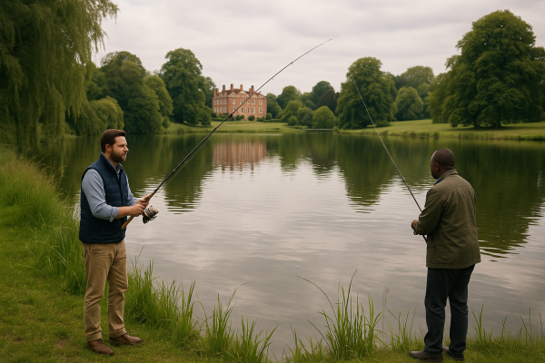 Trump's vice president enjoys fishing trip with UK foreign secretary