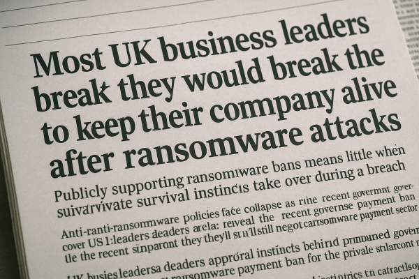 UK business leaders willing to defy ransomware payment ban in crisis