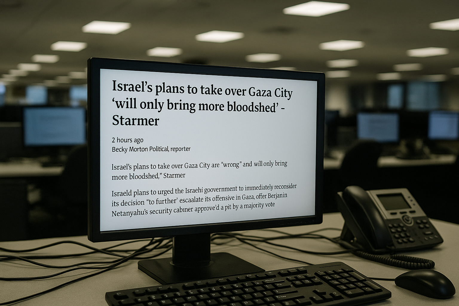 UK leaders condemn Israel's plans for Gaza City takeover