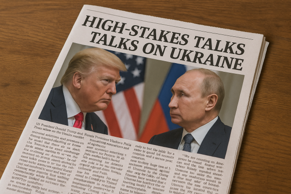 UK ready to support Ukraine as Trump and Putin meet for high-stakes talks