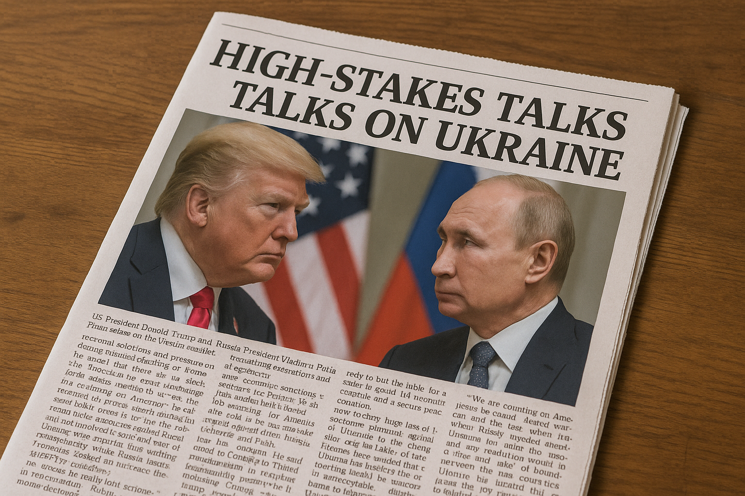 UK ready to support Ukraine as Trump and Putin meet for high-stakes talks