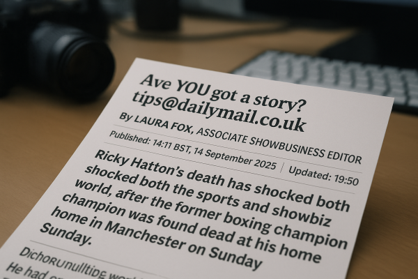 Ricky Hatton found dead at home, leaving sports and showbiz in mourning