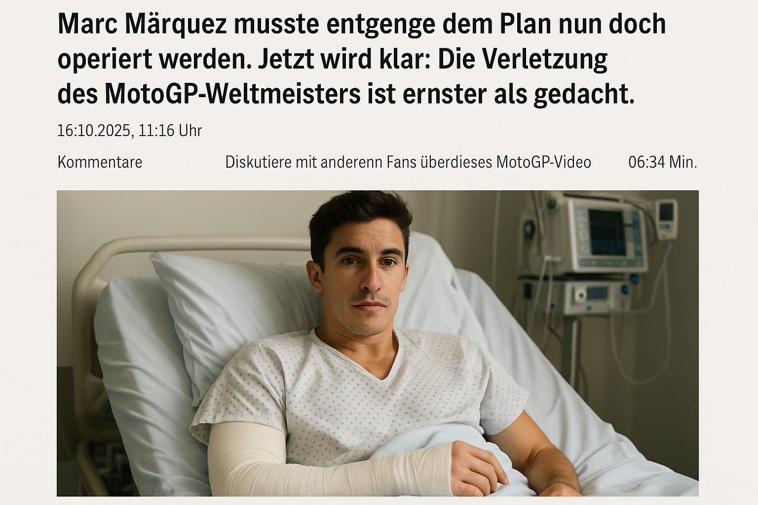 Marquez undergoes unexpected surgery as injury proves more serious than anticipated