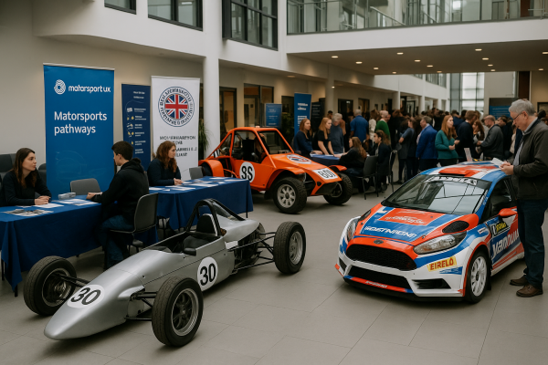 Introduction to motorsport event inspires students and showcases pathways to industry