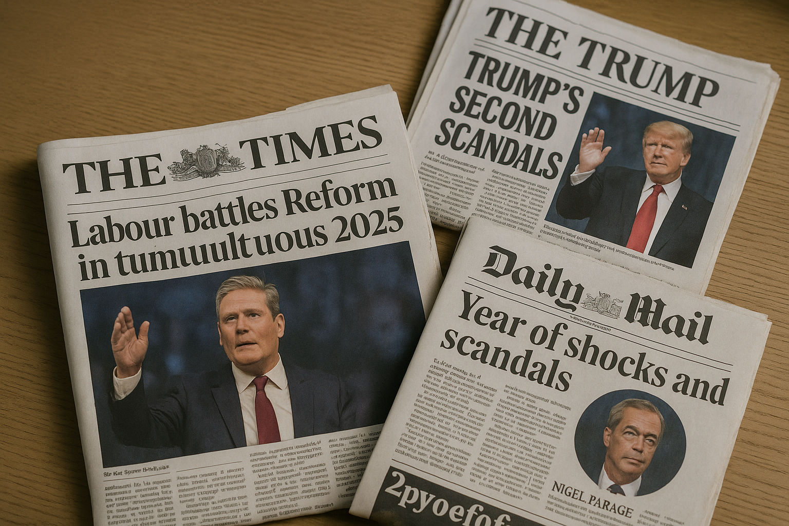 Mammoth year for UK politics as Labour faces Reform and Trump looms large