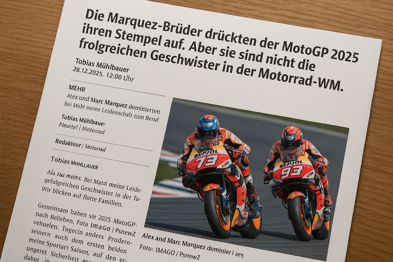 Marquez-Brüder setzen neue Maßstäbe in der MotoGP