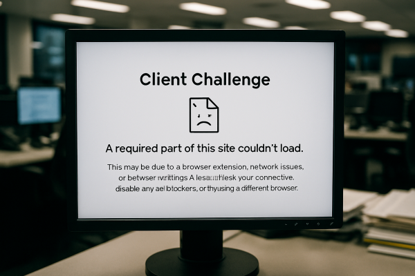 Site accessibility issues hinder user experience