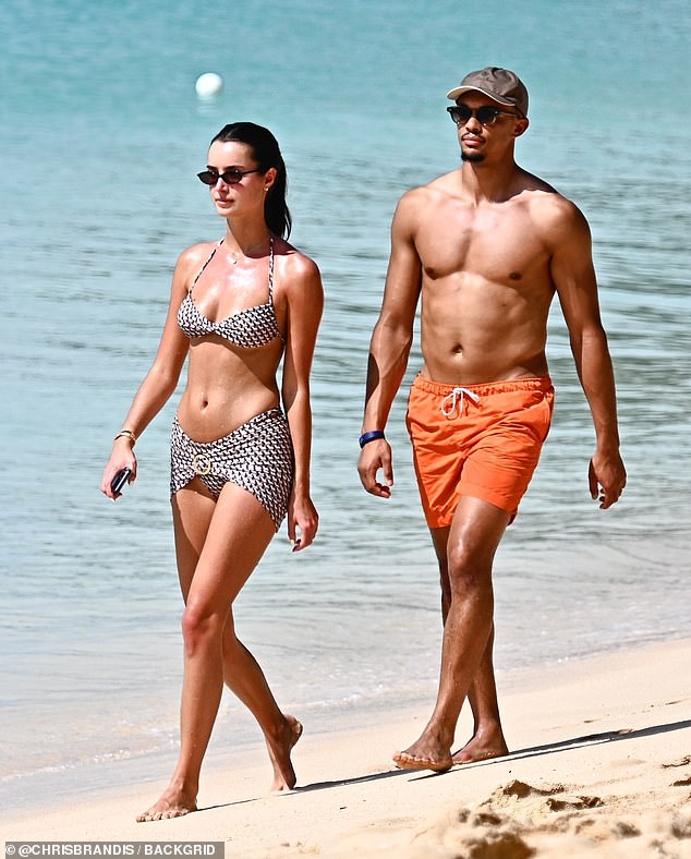 Trent Alexander-Arnold enjoys Barbados getaway with stunning girlfriend