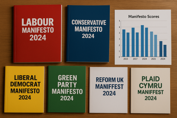 Political manifestos show a decline in poverty focus across UK parties