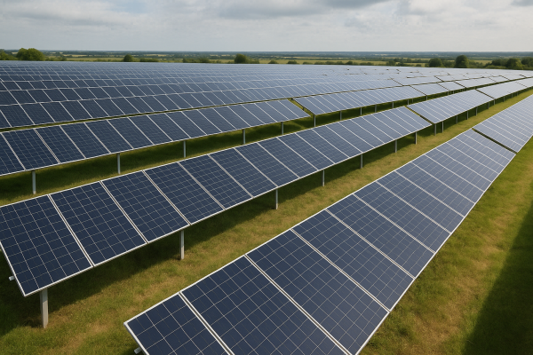 Record increase in UK solar plants expected by 2026