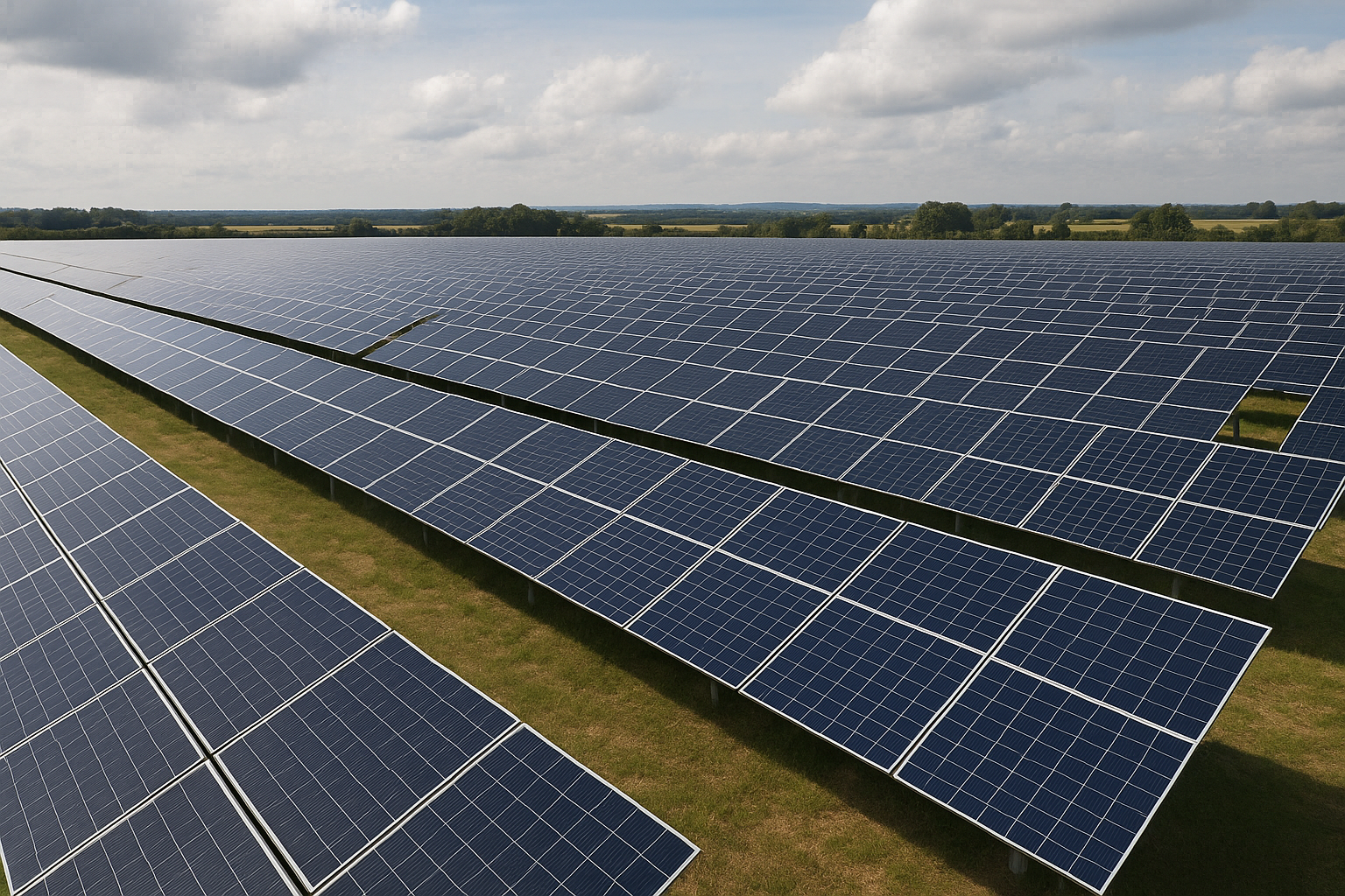 UK solar plants set for record expansion by 2026