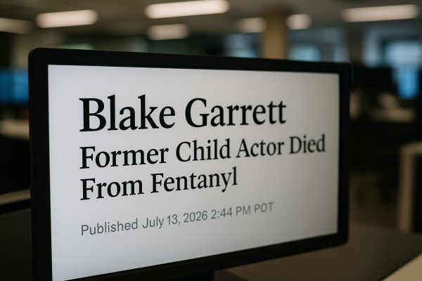 Blake Garrett dies from fentanyl overdose at 33