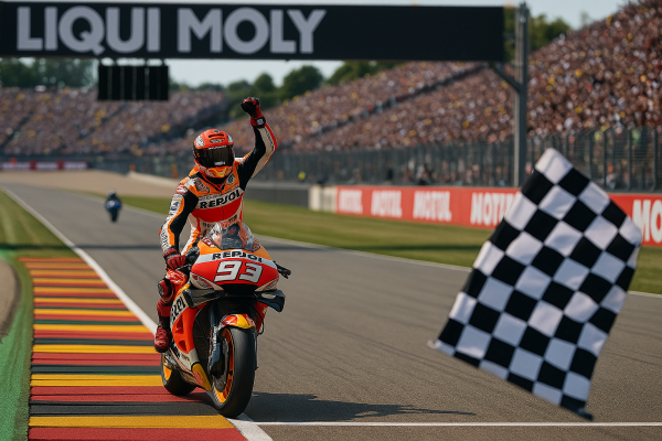 Marquez triumphiert mit Rekordsieg am Sachsenring