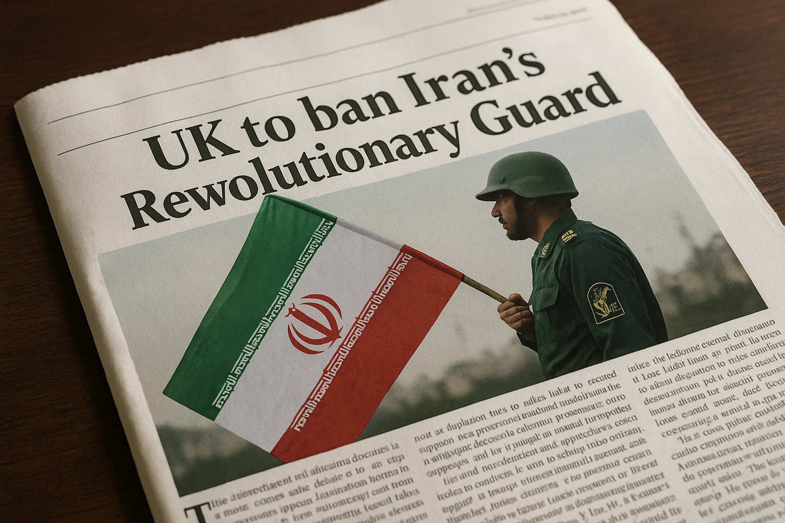 UK government bans Iran's Revolutionary Guard as national security threat